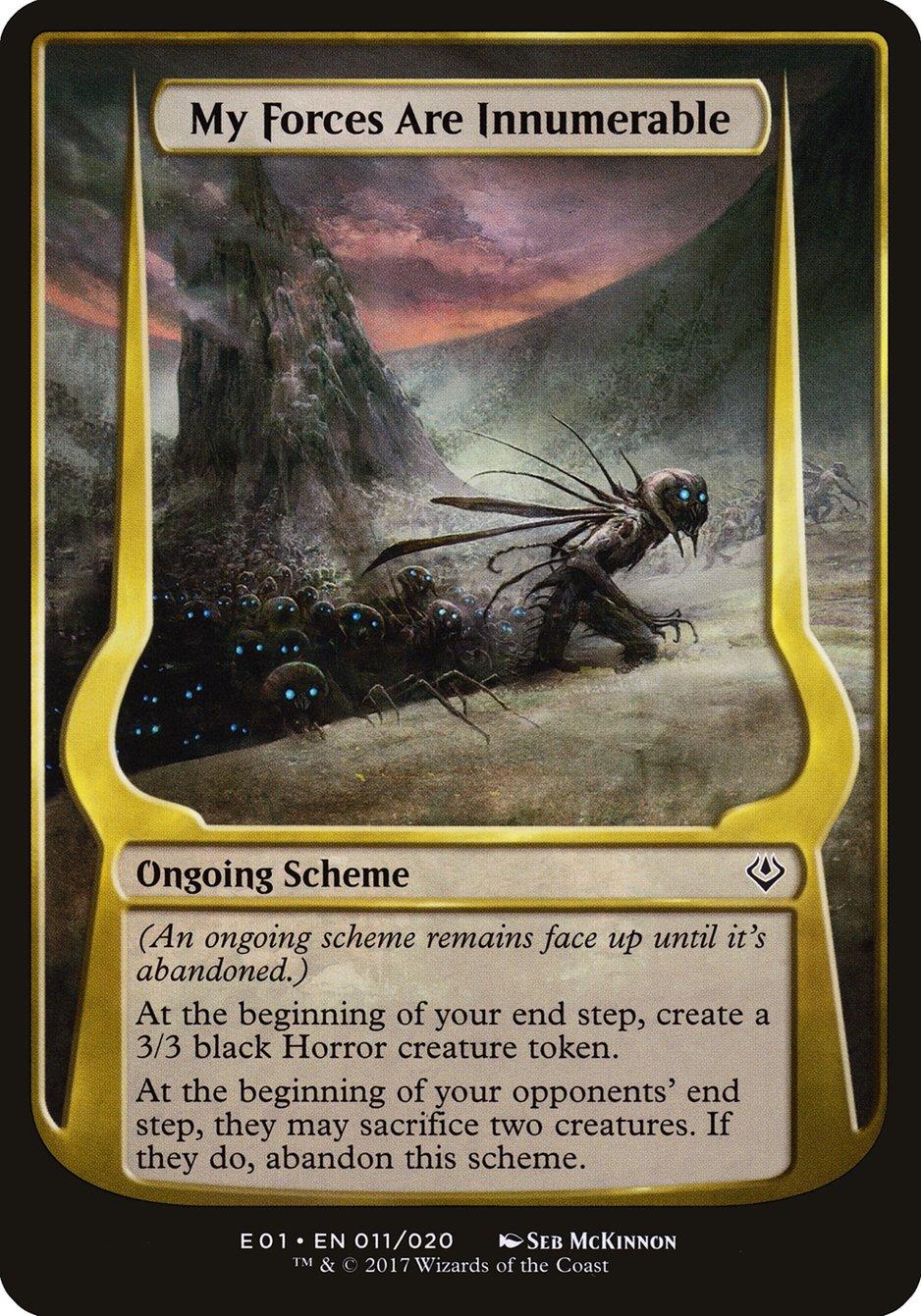 My Forces Are Innumerable (Schemes) [Archenemy: Nicol Bolas Schemes] - Trinity Hobby