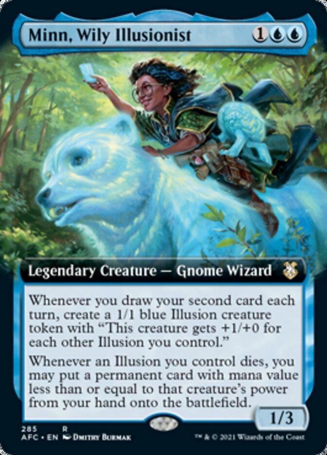 Minn, Wily Illusionist (Extended Art) [Dungeons & Dragons: Adventures in the Forgotten Realms Commander] - Trinity Hobby