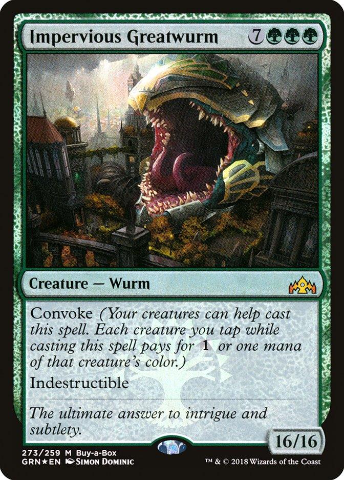 Impervious Greatwurm (Buy-A-Box) [Guilds of Ravnica] - Trinity Hobby