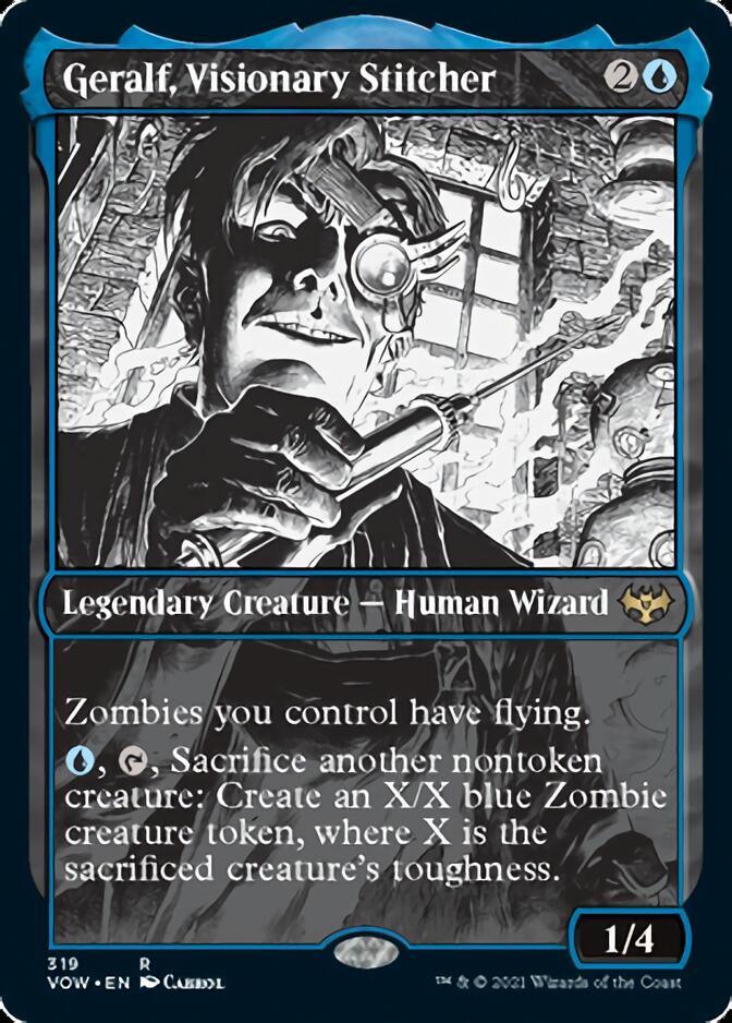 Geralf, Visionary Stitcher (Showcase Eternal Night) [Innistrad: Crimson Vow] - Trinity Hobby
