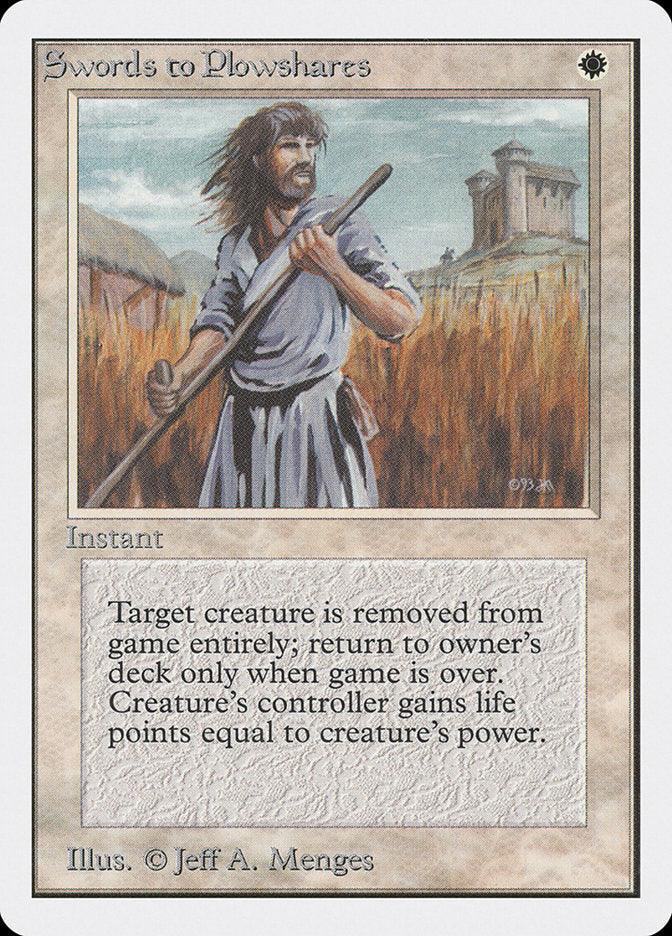Swords to Plowshares [Unlimited Edition] - Trinity Hobby