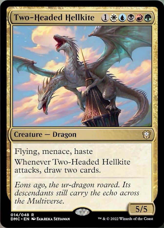 Two-Headed Hellkite [Dominaria United Commander] - Trinity Hobby