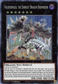DAMA-EN045 - Voloferniges, the Darkest Dragon Doomrider - Super Rare - 1st Edtion