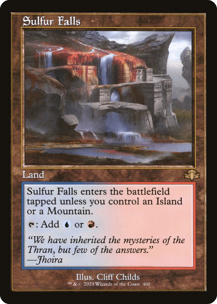 Sulfur Falls (Retro) [Dominaria Remastered] - Trinity Hobby
