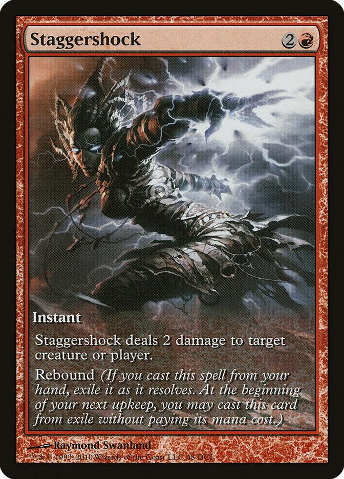 Staggershock (Game Day) (Extended Art) [Rise of the Eldrazi Promos] - Trinity Hobby