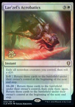 Lae'zel's Acrobatics [Commander Legends: Battle for Baldur's Gate Prerelease Promos] - Trinity Hobby