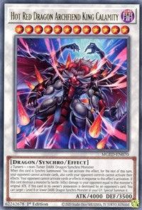 MGED-EN070 - Hot Red Dragon Archfiend King Calamity - Rare - 1st Edition