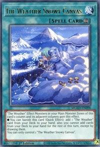 MGED-EN098 - The Weather Snowy Canvas - Rare - 1st Edition