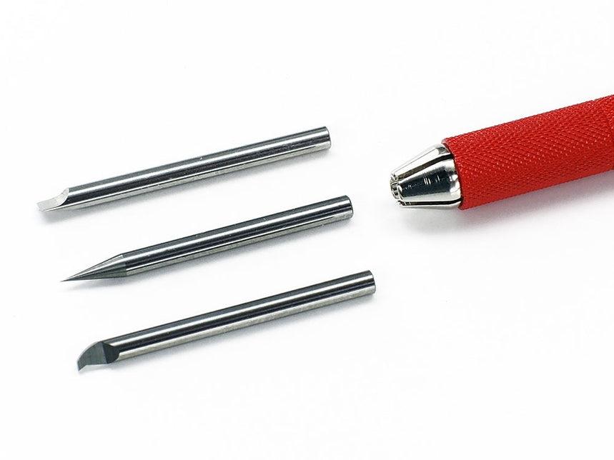 Tamiya ENGRAVING BLADE HOLDER-RED - Trinity Hobby