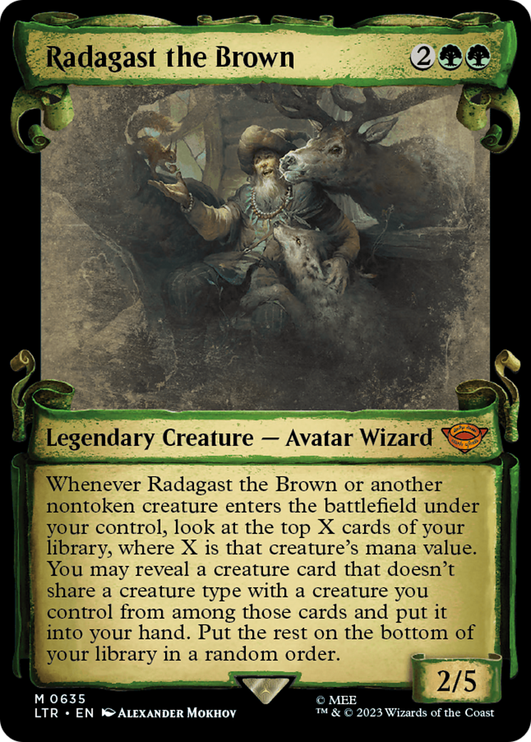 Radagast the Brown [The Lord of the Rings: Tales of Middle-Earth Showcase Scrolls] - Trinity Hobby