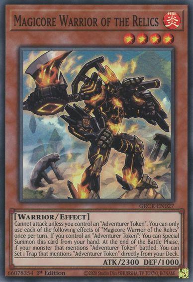 GRCR-EN027 - Magicore Warrior of the Relics - Super Rare - 1st Edtion - Trinity Hobby