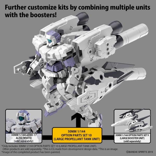 30MM 1/144 OPTION PARTS SET 10 (LARGE PROPELLANT TANK UNIT) - Trinity Hobby