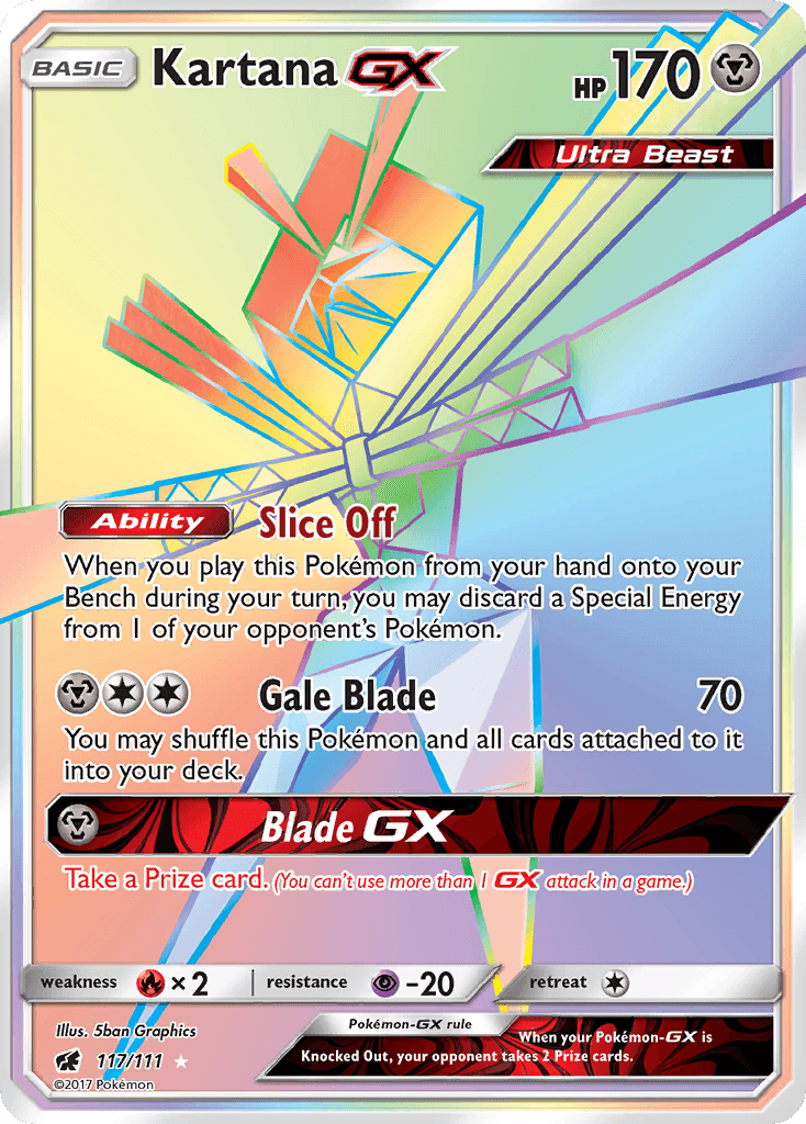 Kartana GX (117/111) [Sun & Moon: Crimson Invasion] - Trinity Hobby