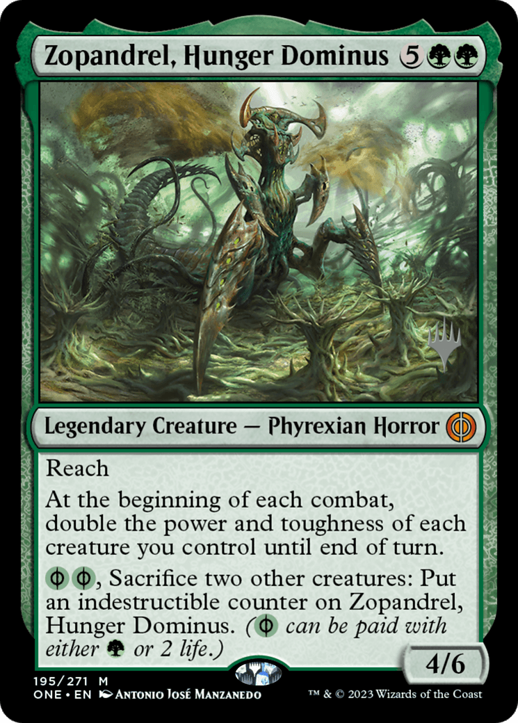 Zopandrel, Hunger Dominus (Promo Pack) [Phyrexia: All Will Be One Promos] - Trinity Hobby