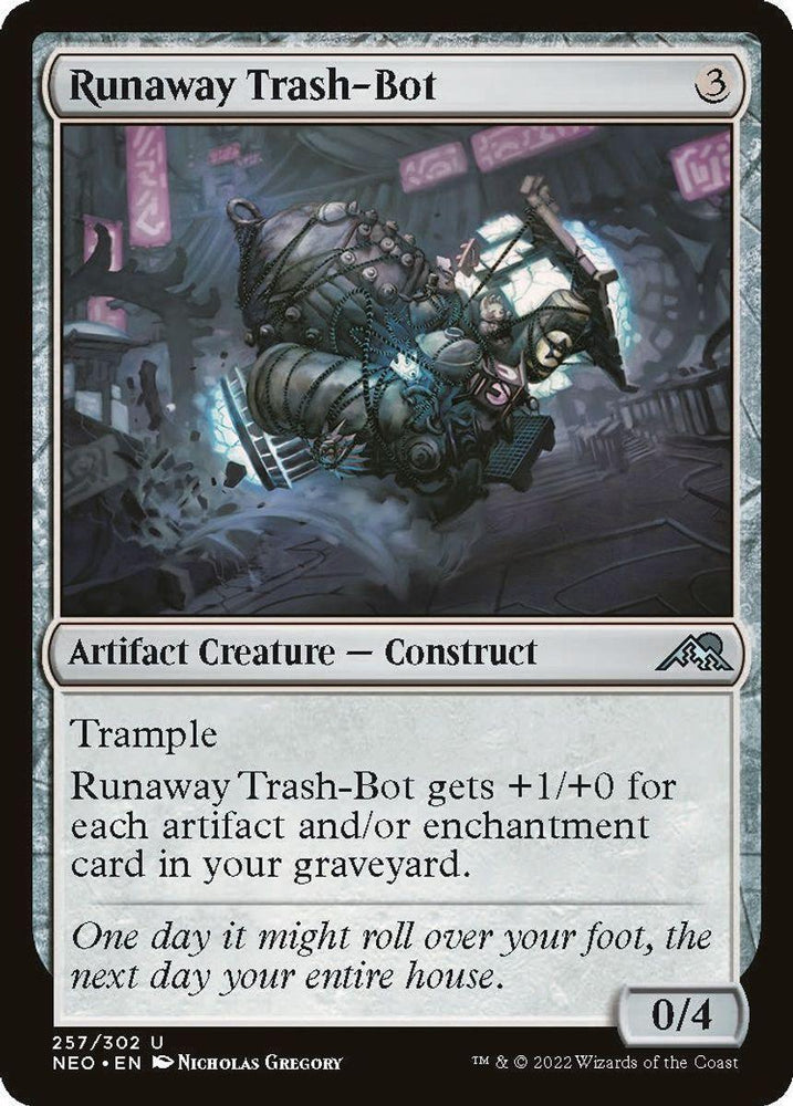 Kamigawa: Neon Dynasty - 257 - Runaway Trash-Bot - U - Trinity Hobby
