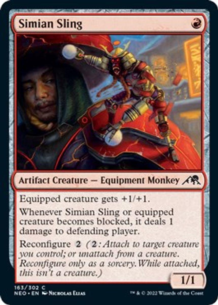 Kamigawa: Neon Dynasty - 163 - Simian Sling - C - Trinity Hobby