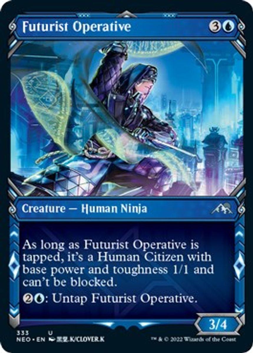 Kamigawa: Neon Dynasty - 333 - Futurist Operative (Showcase) - U - Trinity Hobby