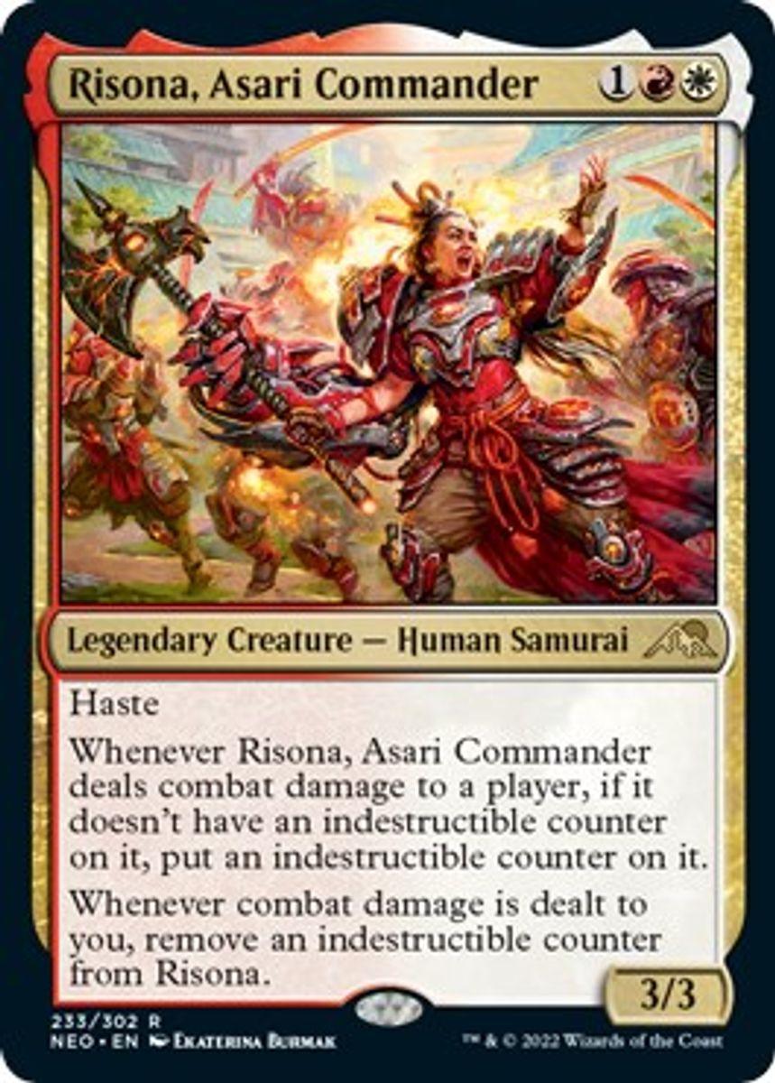 Kamigawa: Neon Dynasty - 233 - Risona, Asari Commander - R - Trinity Hobby