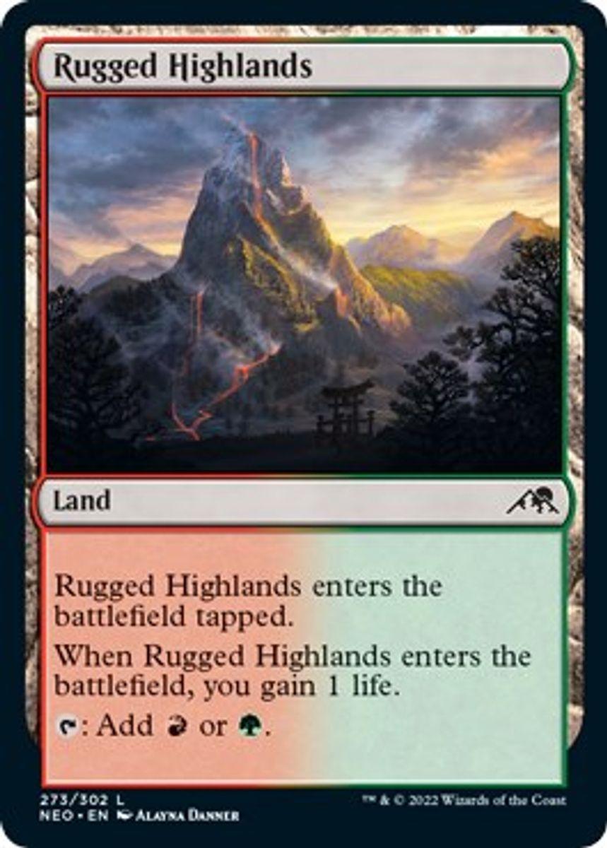 Kamigawa: Neon Dynasty - 273 - Rugged Highlands - L - Trinity Hobby