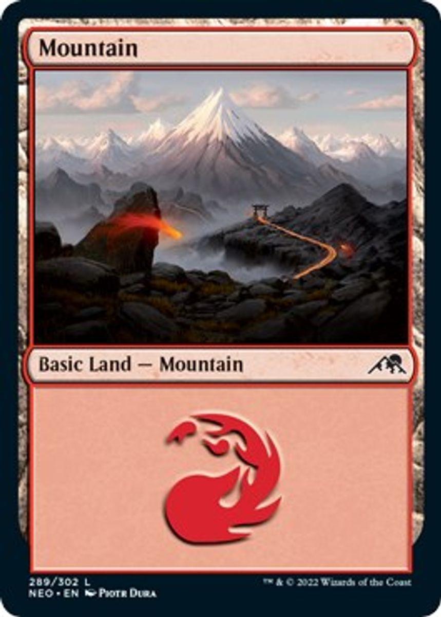 Kamigawa: Neon Dynasty - 289 - Mountain (289) - L - Trinity Hobby