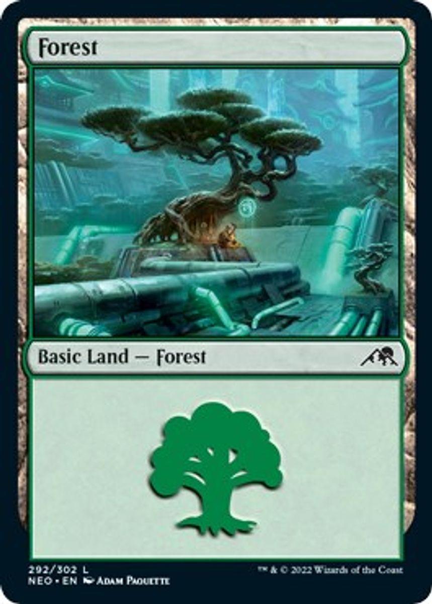 Kamigawa: Neon Dynasty - 292 - Forest (292) - L - Trinity Hobby