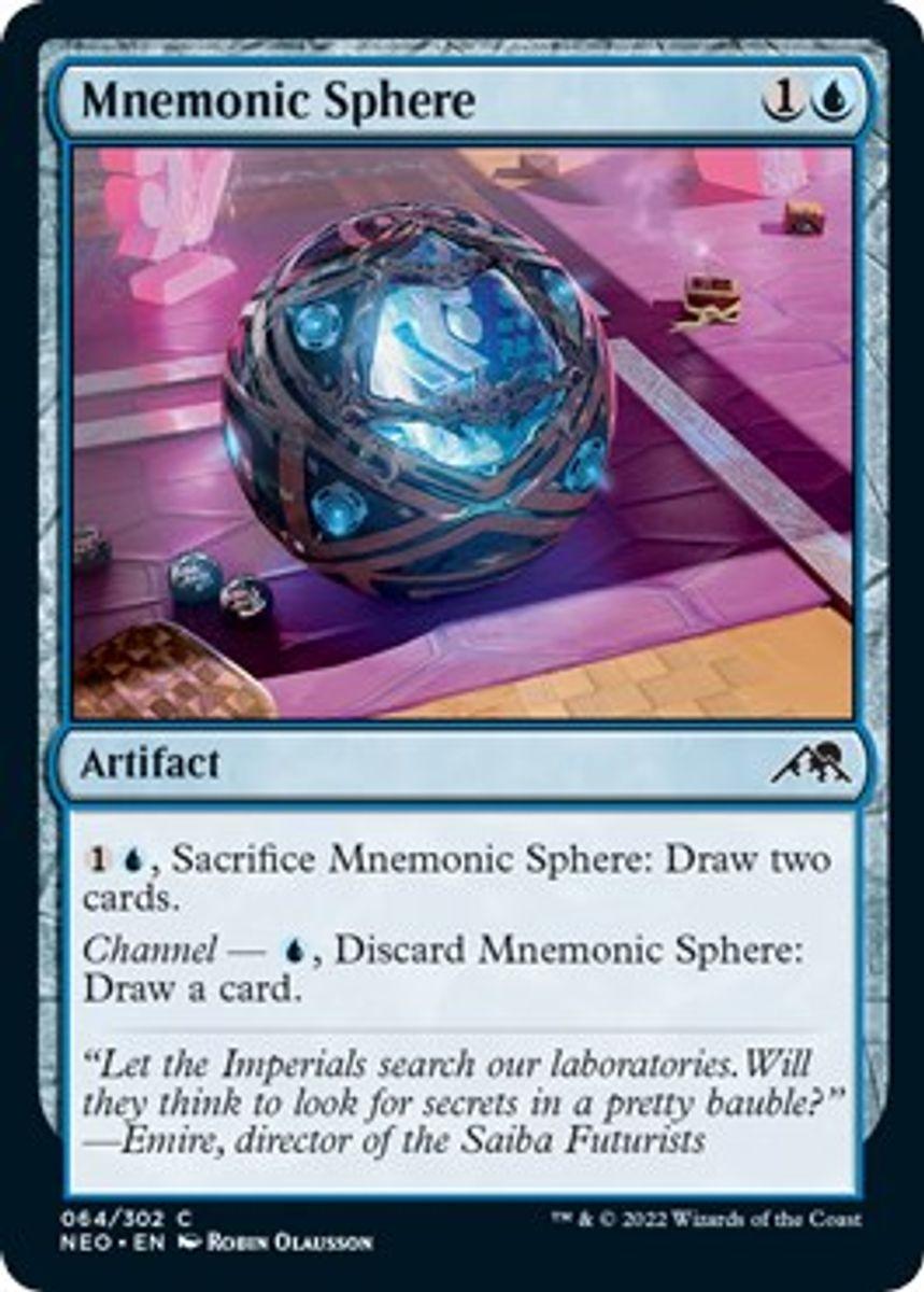 Kamigawa: Neon Dynasty - 064 - Mnemonic Sphere - C - Trinity Hobby