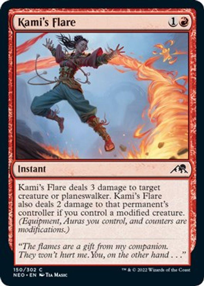 Kamigawa: Neon Dynasty - 150 - Kami's Flare - C - Trinity Hobby