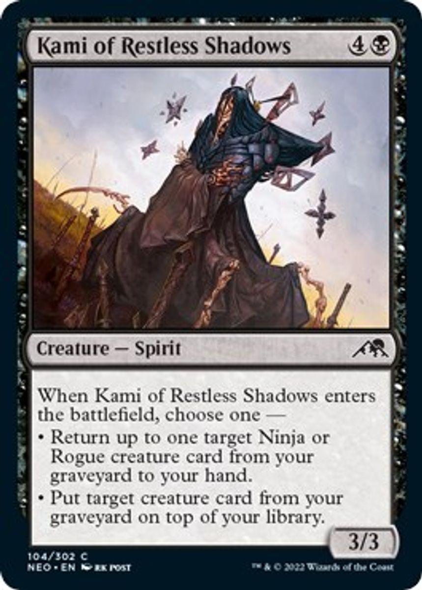 Kamigawa: Neon Dynasty - 104 - Kami of Restless Shadows - C - Trinity Hobby