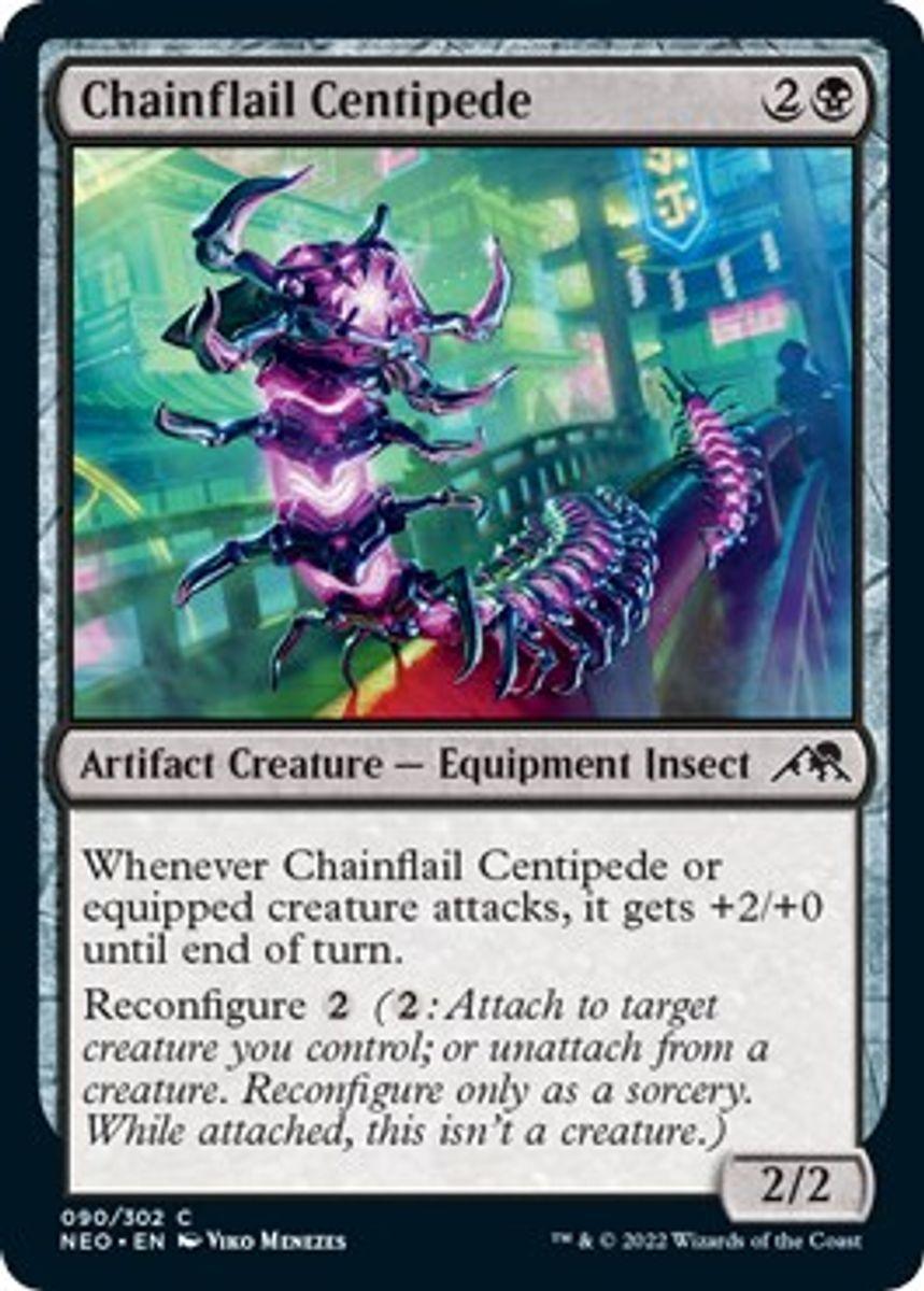 Kamigawa: Neon Dynasty - 090 - Chainflail Centipede - C - Trinity Hobby