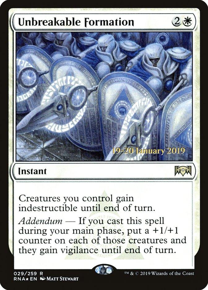 Unbreakable Formation [Ravnica Allegiance Prerelease Promos] - Trinity Hobby