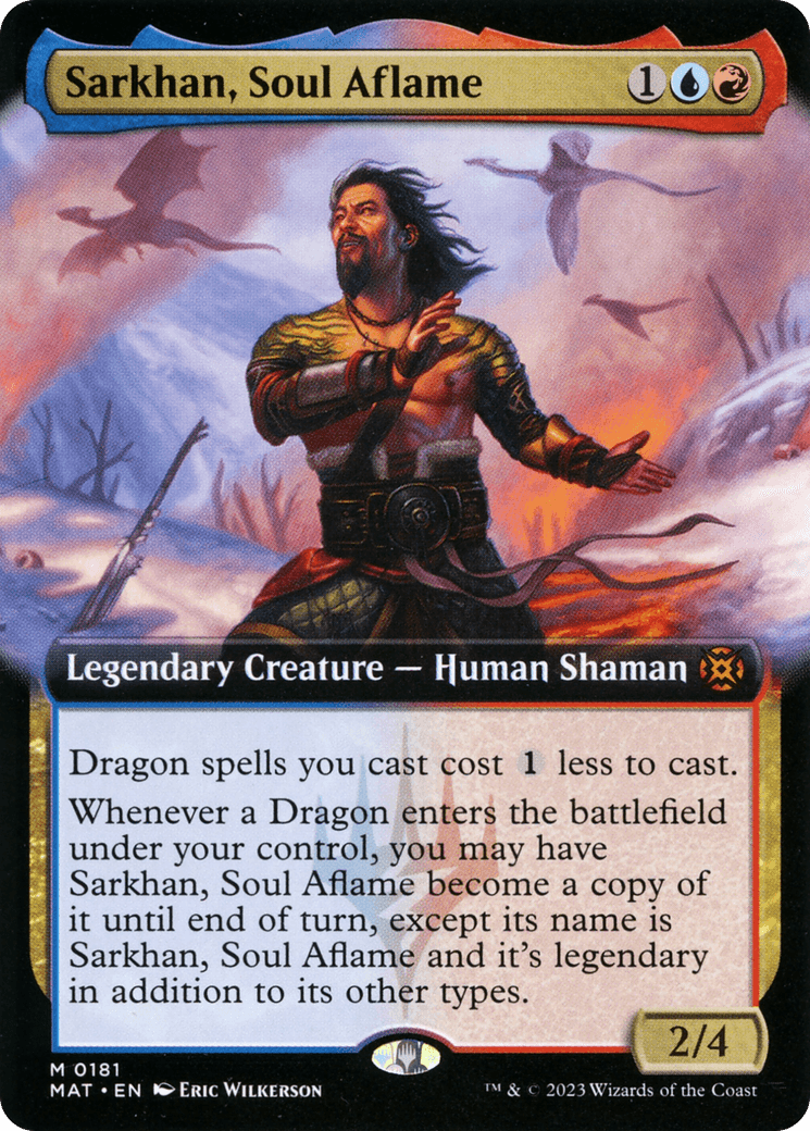 Sarkhan, Soul Aflame (Extended Art) [March of the Machine: The Aftermath] - Trinity Hobby