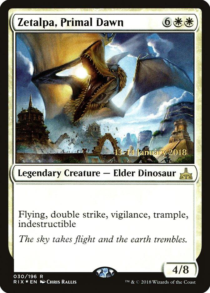 Zetalpa, Primal Dawn [Rivals of Ixalan Prerelease Promos] - Trinity Hobby