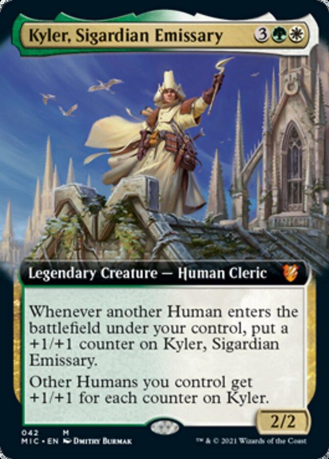 Kyler, Sigardian Emissary (Extended Art) [Innistrad: Midnight Hunt Commander] - Trinity Hobby