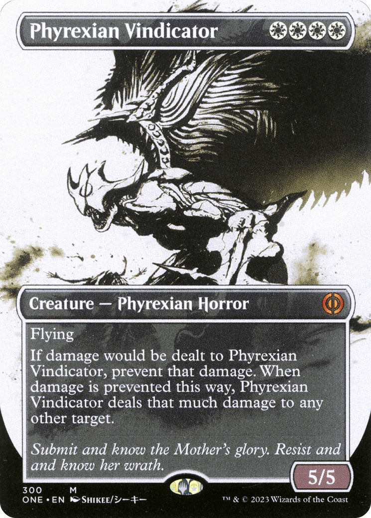 Phyrexian Vindicator (Borderless Ichor) [Phyrexia: All Will Be One] - Trinity Hobby