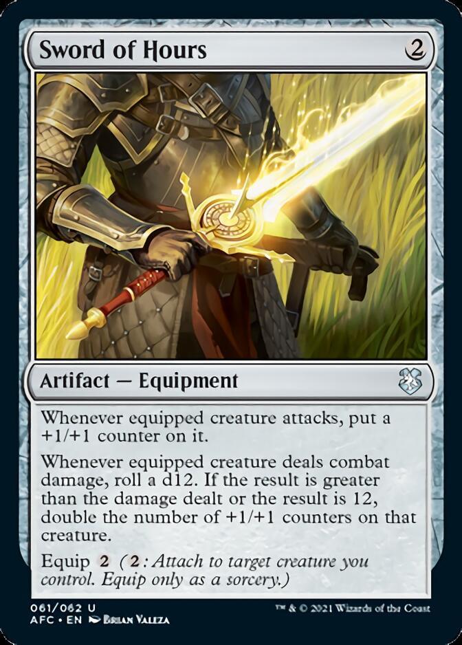 Sword of Hours [Dungeons & Dragons: Adventures in the Forgotten Realms Commander] - Trinity Hobby