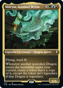 Miirym, Sentinel Wyrm (Foil Etched) [Commander Legends: Battle for Baldur's Gate] - Trinity Hobby