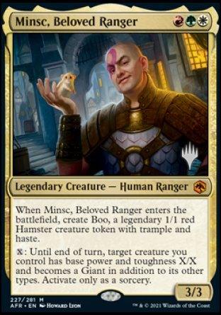 Minsc, Beloved Ranger (Promo Pack) [Dungeons & Dragons: Adventures in the Forgotten Realms Promos] - Trinity Hobby