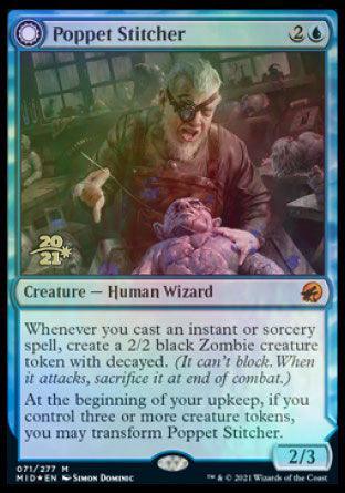 Poppet Stitcher // Poppet Factory [Innistrad: Midnight Hunt Prerelease Promos] - Trinity Hobby
