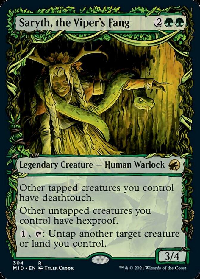 Saryth, the Viper's Fang (Showcase Equinox) [Innistrad: Midnight Hunt] - Trinity Hobby