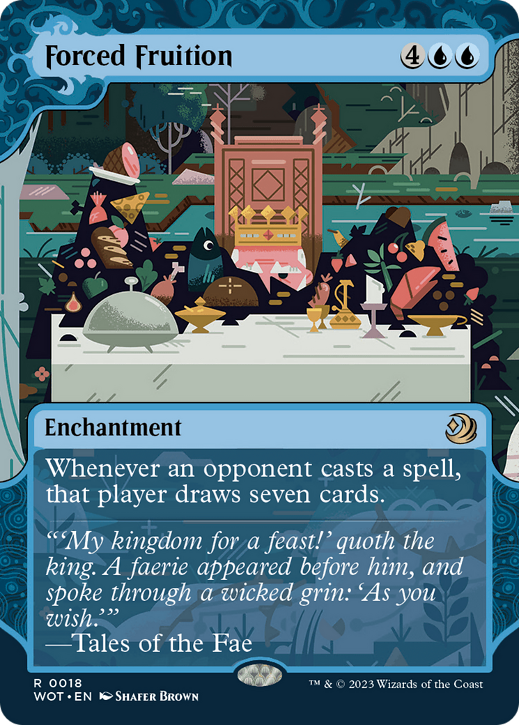 Forced Fruition [Wilds of Eldraine: Enchanting Tales] - Trinity Hobby
