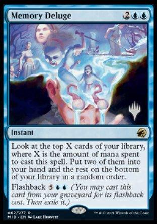Memory Deluge (Promo Pack) [Innistrad: Midnight Hunt Promos] - Trinity Hobby