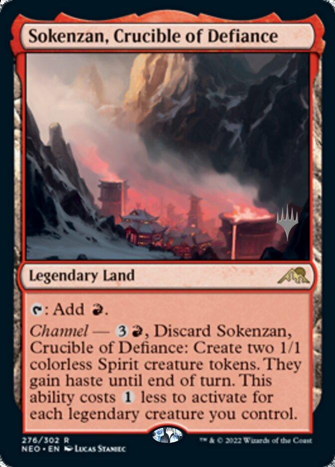 Sokenzan, Crucible of Defiance (Promo Pack) [Kamigawa: Neon Dynasty Promos] - Trinity Hobby