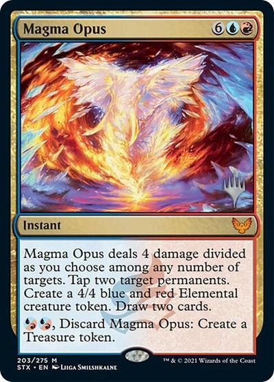 Magma Opus (Promo Pack) [Strixhaven: School of Mages Promos] - Trinity Hobby