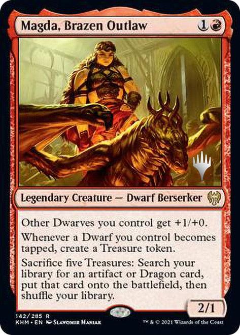 Magda, Brazen Outlaw (Promo Pack) [Kaldheim Promos] - Trinity Hobby
