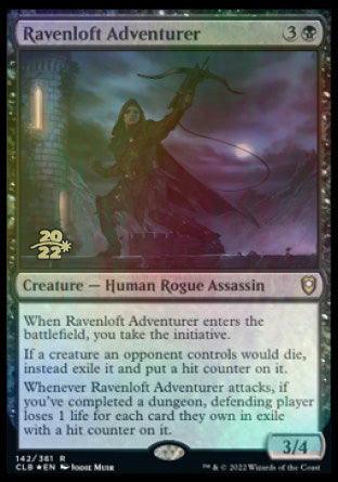 Ravenloft Adventurer [Commander Legends: Battle for Baldur's Gate Prerelease Promos] - Trinity Hobby