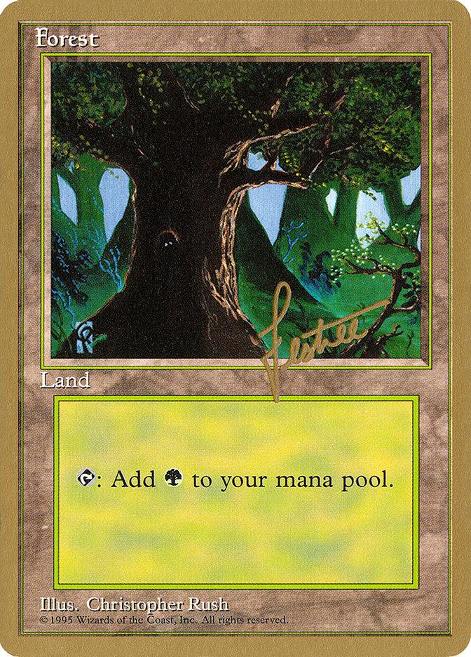 Forest (bl377) (Bertrand Lestree) [Pro Tour Collector Set] - Trinity Hobby