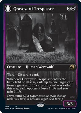 Graveyard Trespasser // Graveyard Glutton [Innistrad: Double Feature] - Trinity Hobby