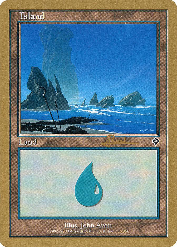 Island (ar336) (Antoine Ruel) [World Championship Decks 2001] - Trinity Hobby