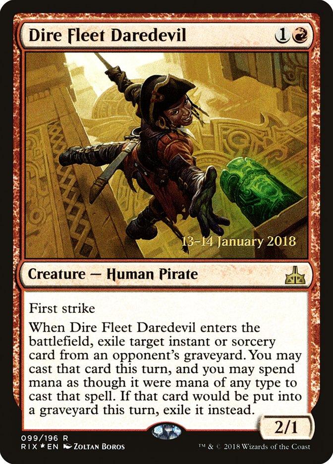 Dire Fleet Daredevil [Rivals of Ixalan Prerelease Promos] - Trinity Hobby