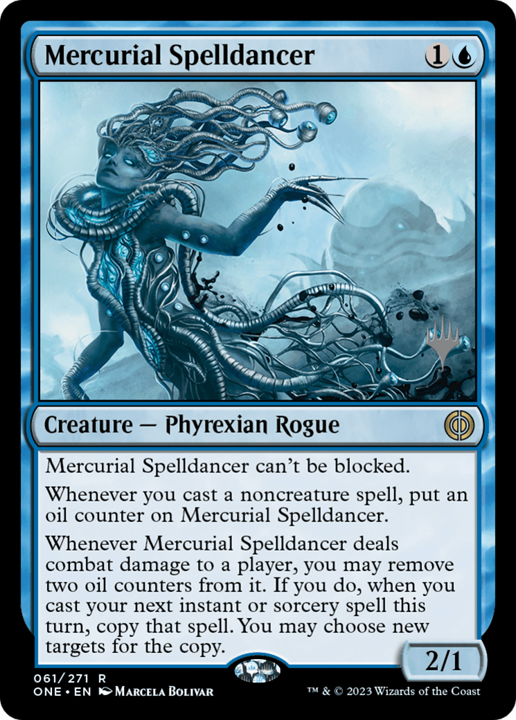 Mercurial Spelldancer (Promo Pack) [Phyrexia: All Will Be One Promos] - Trinity Hobby